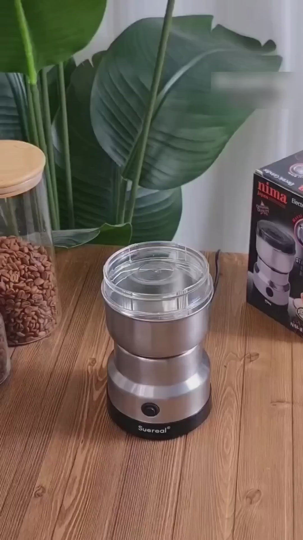 Mini Electric Coffee Grinder Machine, Garam Masala Grinder, Steel Body