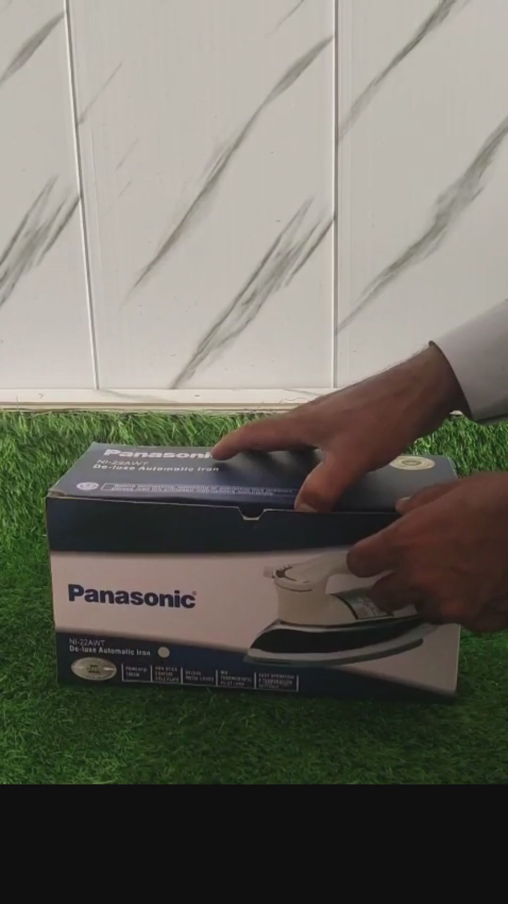 Panasonic Automatic Dry Iron – 1000W Heavy Weight Non-Stick Iron