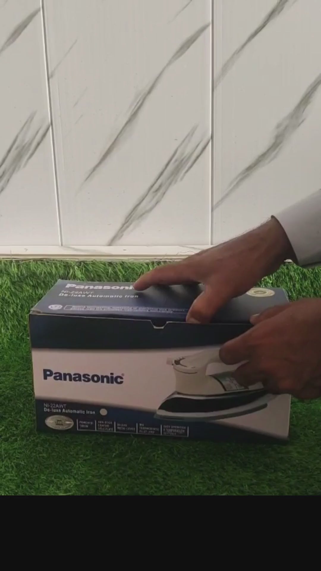 Panasonic Automatic Dry Iron – 1000W Heavy Weight Non-Stick Iron